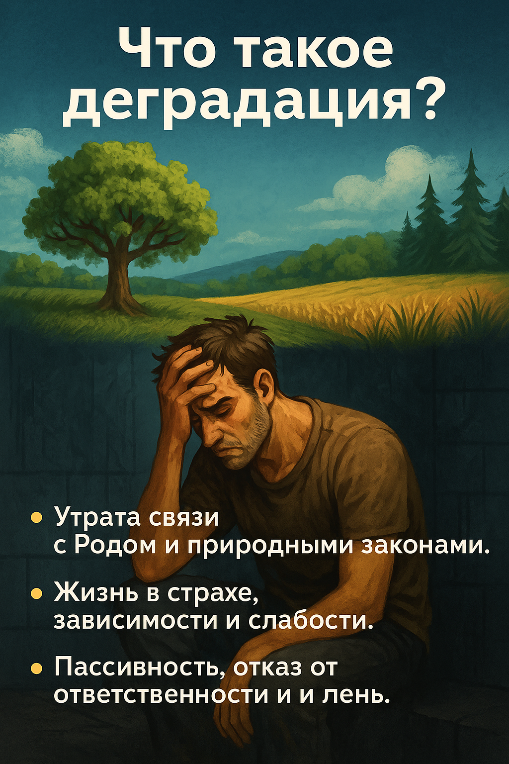 Основные уровни деградации